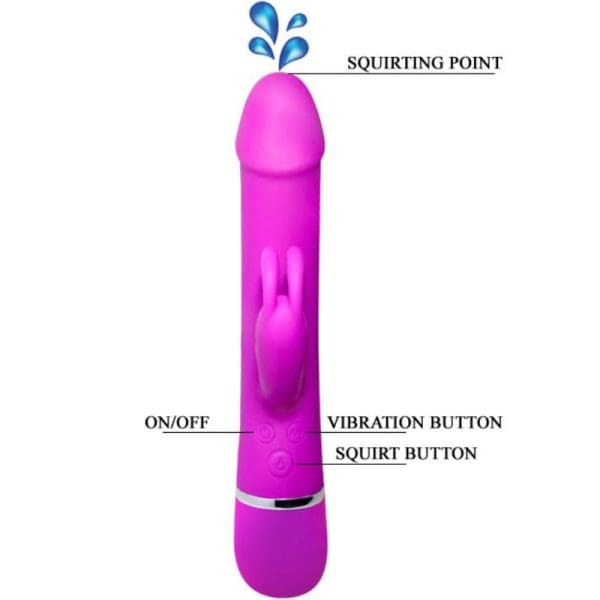 PRETTY LOVE - HENRY VIBRATOR WITH 12 VIBRATION MODES AND SQUIRT FUNCTION 6